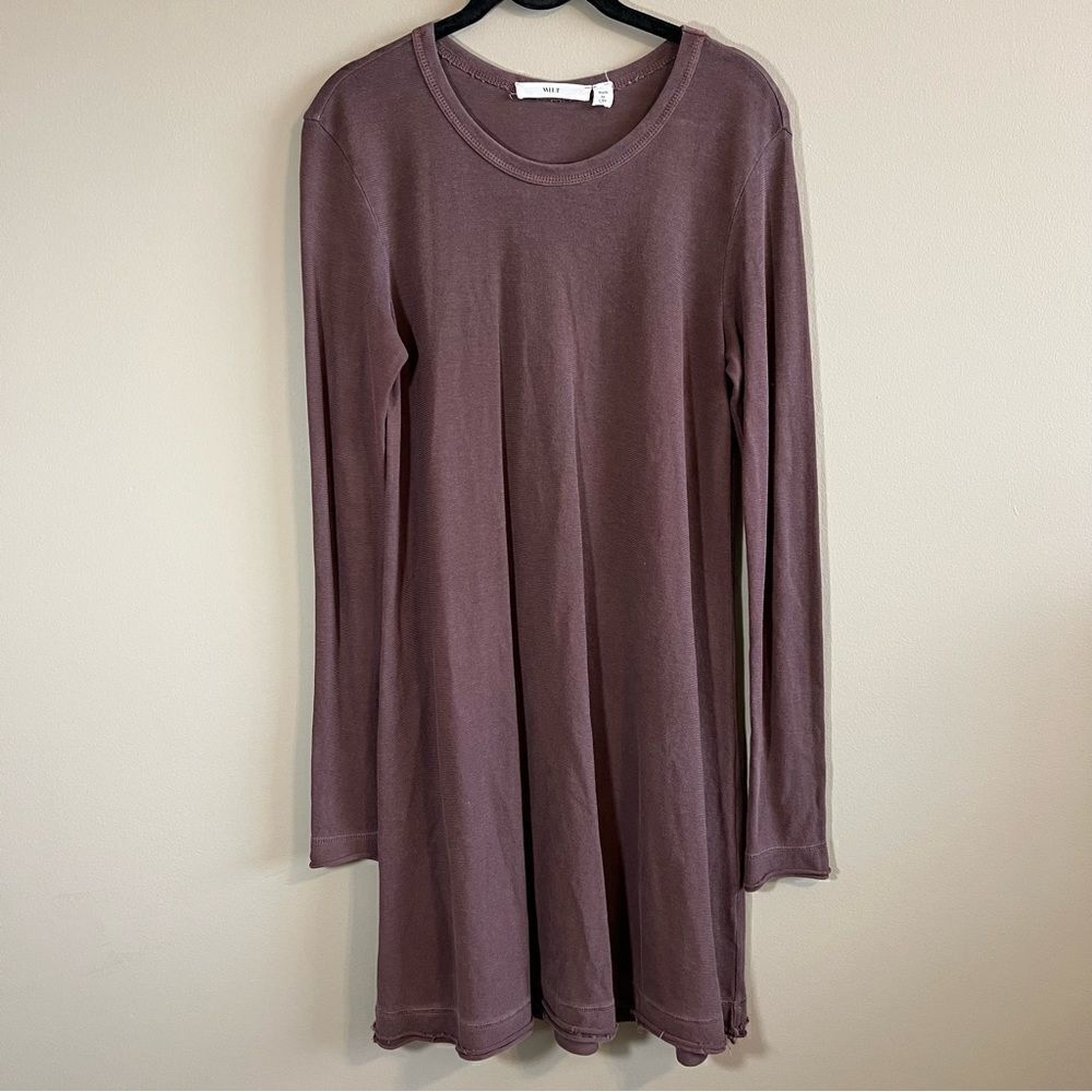 ✨ Wilt Women’s Brown Long Sleeve Dress XS Made in USA